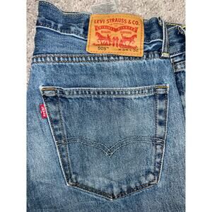 Levi's 505 regular fit men's jeans medium-rinse wash 34x32